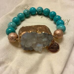 Kinsley Armelle turquoise stone bracket, great condition
